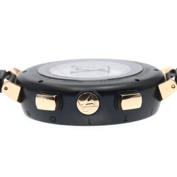 LOUIS VUITTON Tambour Damier Cobalt QA090 Automatic Men's Watch_883864 - Picture 5 of 7